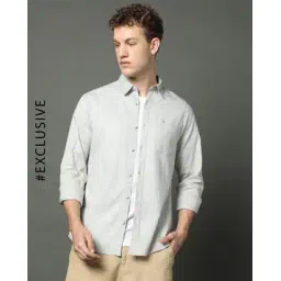 alpha tribe Men Cotton Dobby Regular Fit Shirt-picture-49