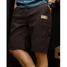 alpha tribe Men Flat-Front Regular Fit Shorts-picture-25