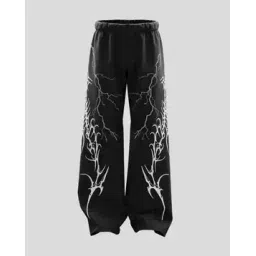 alpha tribe Men Printed Straight Joggers with Elasticated Waist-picture-12