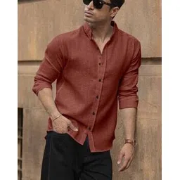 alpha tribe Men Regular Fit Shirt with Full Sleeves-picture-36