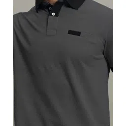 alpha tribe Men Regular Fit Polo T-Shirt image 5