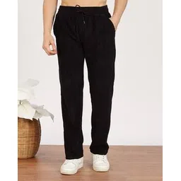 Men Track Pants with Drawstring Waist-image-9