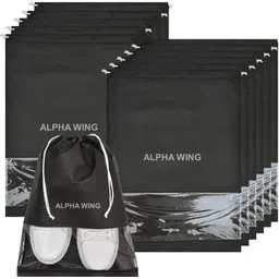 alpha wing ALPHA0412 SHOES COVER Polyester Black Flat Shoe Cover, Toes Shoe Cover-picture-20