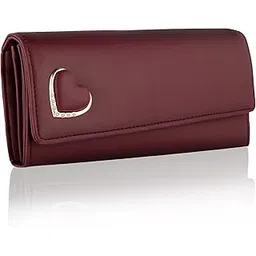 alsu Women's Hand Wallet Purse Clutch | Phone Pocket | Coin Pocket | 4 Card Slots (Maroon)-picture-16