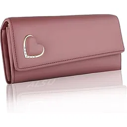 alsu Women's Hand Wallet Purse Clutch | Phone Pocket | Coin Pocket | 4 Card Slots (Peach)-picture-15