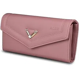 alsu Women's Hand Wallet Purse Clutch | Phone Pocket | Coin Pocket | 4 Card Slots (Peach)-picture-14