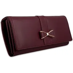 alsu Women's Maroon Faux Leather Hand Wallet Clutch Trendy | 6 Card Slots | Phone Pocket (shd-004mar)-picture-35