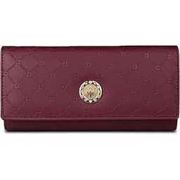 alsu Women's Wallet Maroon | Stylish Purse with Phone Pocket,4 Card Pocket and Multiple Compartment| Party Clutch for Girl | Travel Hand Purse for Women| Office Bag for Women(nur-004mar)-picture-24
