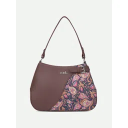 alt by zouk ZOUK Ethnic Motifs Printed Leather Structured Handheld Bag-picture-16