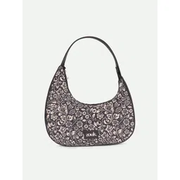 alt by zouk ZOUK Floral Printed Half Moon Shoulder Bag-picture-13