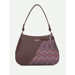 alt by zouk ZOUK Gwalior Weaves Printed Leather Structured Handheld Bag-picture-38