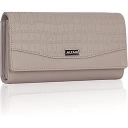 altair Women's Multi-Pocket Wallet, Clutch, and Purse - Elegant Organizer with Phone, Cash, Cosmetic Slots, and Card Holders (Beige)-picture-19