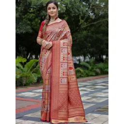 Altecia Woven Design Silk Blend Banarasi Saree-picture-25