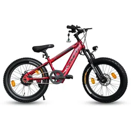 alter 20" HANZOR KIDS ELECTRIC CYCLE, 95% PRE-ASSEMBLED WITH CHARGER (RED & BLACK) 20 inches Single Speed Lithium-ion (Li-ion) Electric Cycle-picture-39