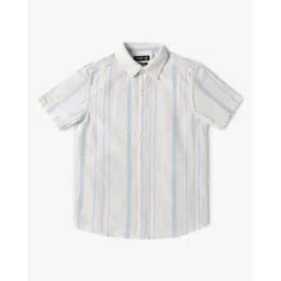 altheory by azorte Boys Striped Slim Fit Shirt-picture-31