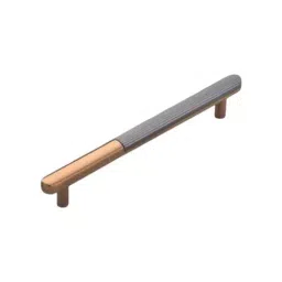 Altitude Cabinet Handle Charm Series Size 288 mm Metal Body in PVD R.Gold/Grey Finish for Home & Office Furniture-picture-27
