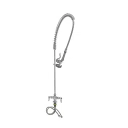 Aluids Pre-Rinse Unit: Long Height Double Lever Single Hole Deck Mount , Spray Valve 1.42 GPM-picture-48