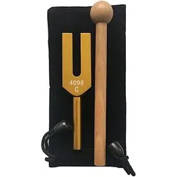 Aluminum Alloy Tuning Fork with Hammer Ball for Meditation Yoga Golden | Chakra Sets | Crystal Healing | Metaphysical-picture-15