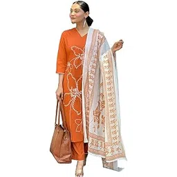 alvami Women's Viscose Silk Kurta Set-picture-10