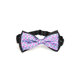 Alvaro Castagnino Blue & Pink Checked Bow Tie-picture-38