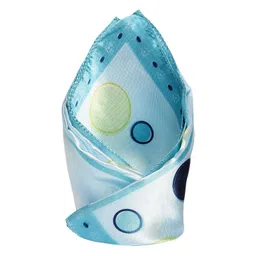 Alvaro Castagnino Blue & Yellow Printed Pocket Square-picture-22