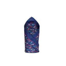 Alvaro Castagnino Blue Printed Pocket Square-picture-30