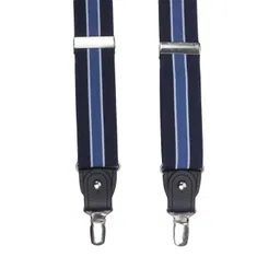 Alvaro Castagnino Blue Striped Suspenders image 2