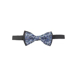 Alvaro Castagnino Grey & Blue Paisley Print Bow Tie-picture-13
