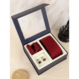 Alvaro Castagnino Men Accessory Gift Set Tie, Cufflinks, Pocket Square-picture-31