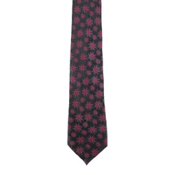 Alvaro Castagnino Men Black & Magenta Printed Skinny Tie-picture-23