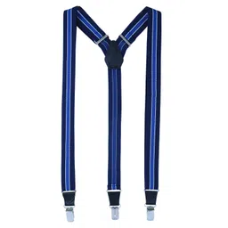 Alvaro Castagnino Men Blue Striped Suspenders-picture-11