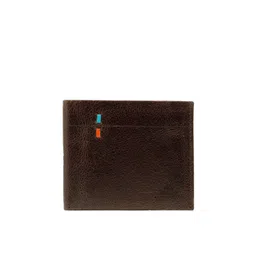 Alvaro Castagnino Men Brown Textured Leather Two Fold Wallet-picture-13