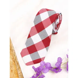 Alvaro Castagnino Men Checked Regular Broad Tie-picture-34