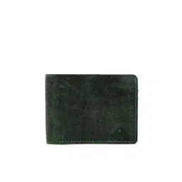 Alvaro Castagnino Men Green Solid Two Fold Leather Wallet-picture-35