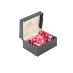 Alvaro Castagnino Men Pink & Navy Blue Printed Accessory Gift Set-picture-27