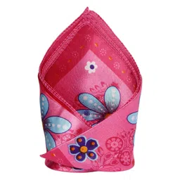 Alvaro Castagnino Pink & Blue Printed Pocket Square-picture-18