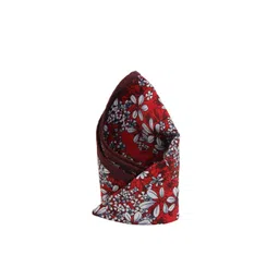 Alvaro Castagnino Red Floral Print Pocket Square-picture-39