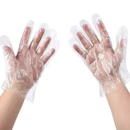 AM SAFE-X Standard Size Disposable Transparent Hand Gloves (Pack of 200)-picture-14