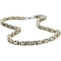 amaal chain for men combo Silver Chain for men gold chain for men stylish chain for boys mens necklace for men Stainless steel chains Locket Pendant anti tarnish necklace black neck accessoriesA491-picture-17