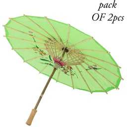 amaco Beautifull & Gorgeous Traditional Wooden Chinese Japanese Umbrella BIG SIZE UMBRELLA Cloth Oiled Fancy Cloth Umbrella Parasol For Wedding,Parties,Photograph, Theme Photo Shoot Chinese Japanese Wooden Umbrella Umbrella-picture-20