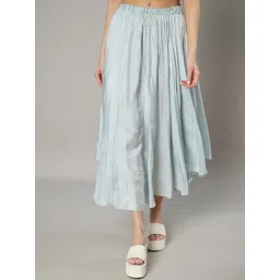 Amagyaa Mid Rise A-Line Midi Skirts-picture-16