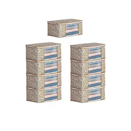 AMAK INC Beige Fabric Multi-Utility Wardrobe Organisers-picture-38