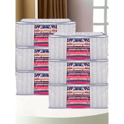 AMAK INC Grey Fabric Multi-Utility Wardrobe Organisers-picture-20