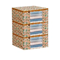 AMAK INC Orange Fabric Multi-Utility Wardrobe Organisers-picture-18