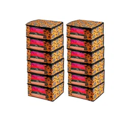 AMAK INC Orange Fabric Multi-Utility Wardrobe Organisers-picture-36