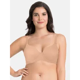 Amante Beige Under Wired Padded T-Shirt Bra-picture-20