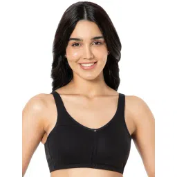Amante Black Cotton Full Coverage Bra-picture-34
