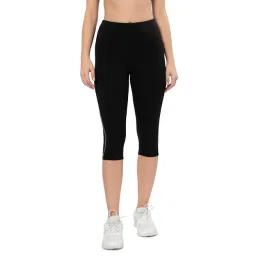 Amante Black High Rise Capris-picture-42