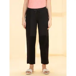 Amante Black Relaxed Fit Solid Pyjamas-picture-48