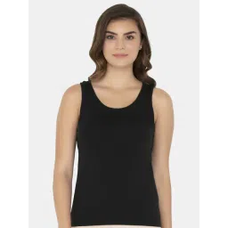 Amante Black Round Neck Tank Top-picture-31